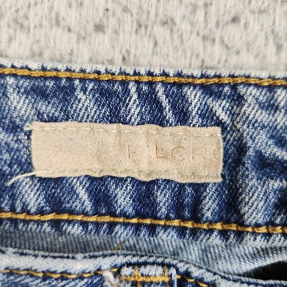 Anthropologie Pilcro Mid Rise Bootcut Jeans Women's 29 Ripped Knee Denim Pants - Picture 9 of 16